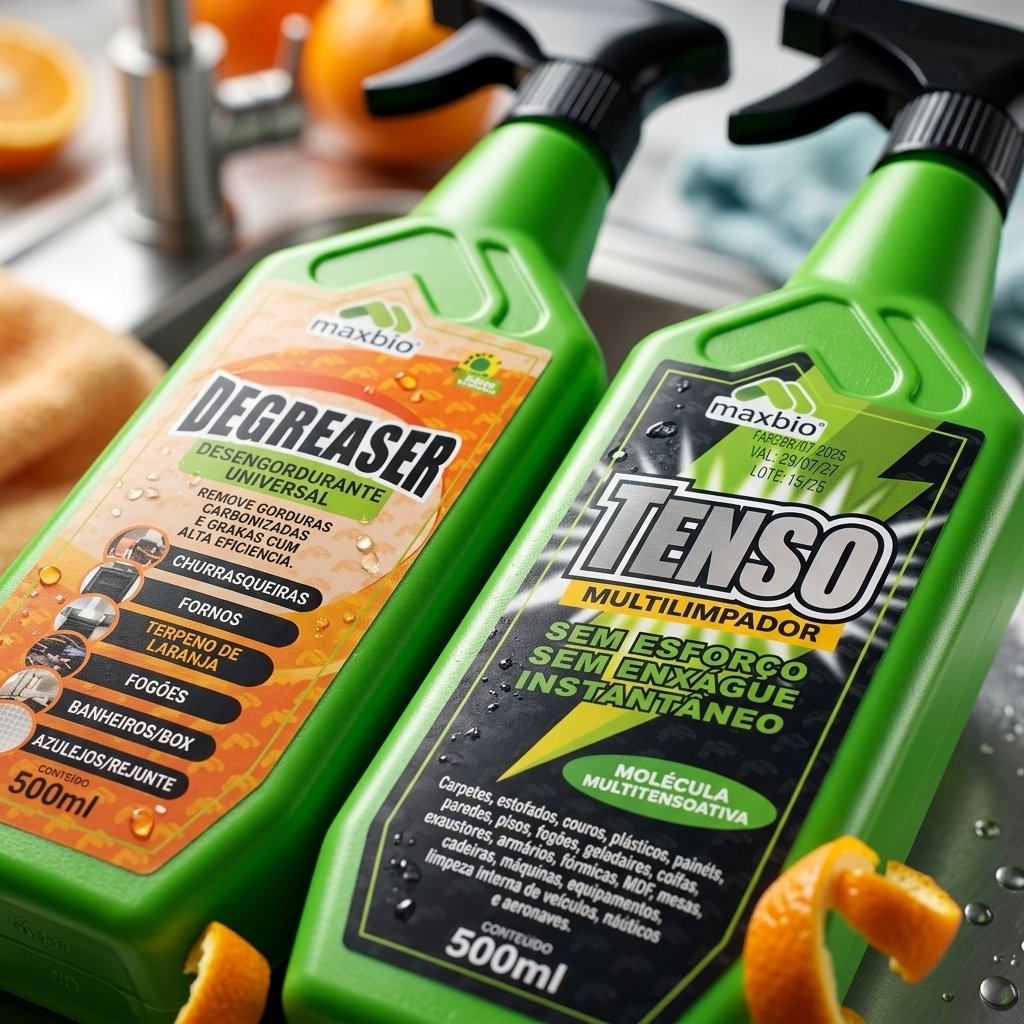 Kit Limpeza Dupla Poderosa - Degreaser e Tenso 500ml Maxbio - Imagem 11
