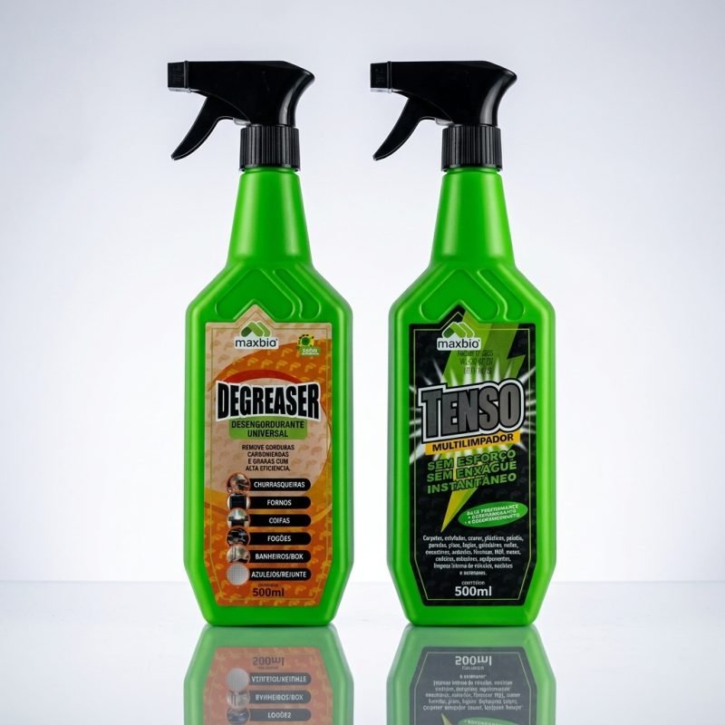 Kit Limpeza Dupla Poderosa - Degreaser e Tenso 500ml Maxbio