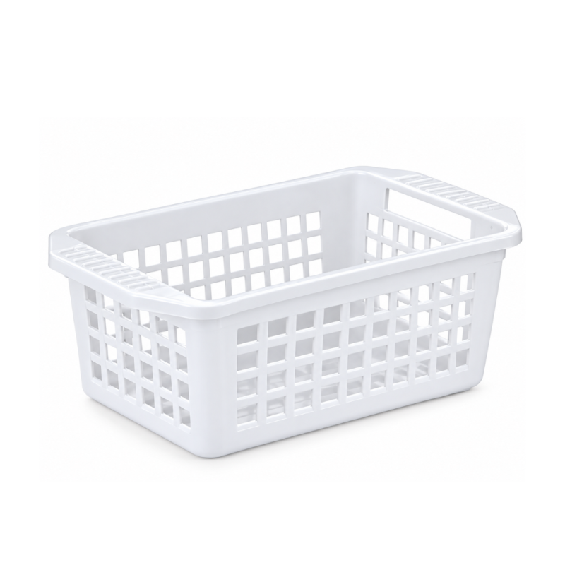 Cesto Organizador Branco MD c/ Aba 1240S Plasnorthon